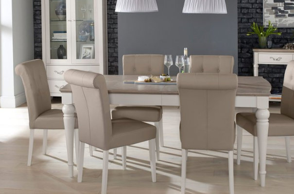 Bentley Montreux Grey Washed & Soft Grey Dining