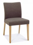 Bentley Designs - Bergen Oak Upholstered Dining Chair - Black Gold (Pair)