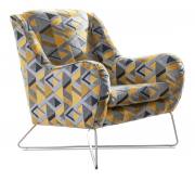 Alstons Whistler accent chair pictured in the exclusive Fairmont accent fabric cover 0049