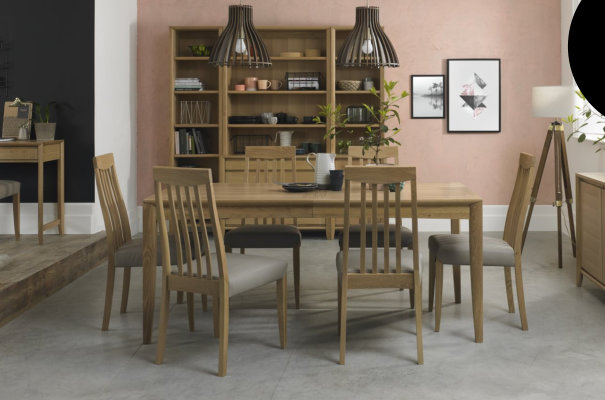 Bentley Bergen Living & Dining Room Furniture - Oak