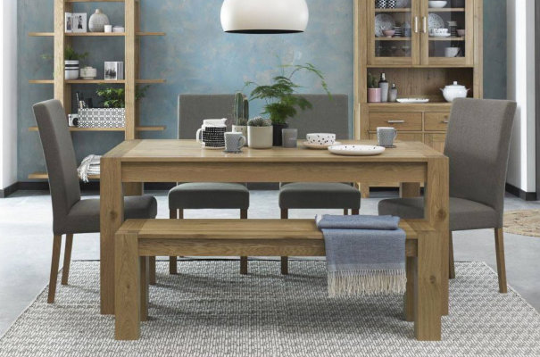 Bentley Turin Living & Dining Furniture - Light Oak