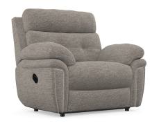 Baxter Manual recliner chair shown in Iona Caramel 