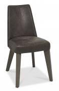 Bentley Designs Cadell Upholstered Dining Chair - Distressed Bonded Leather