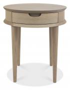 Bentley Designs Dansk Scandi Oak Lamp Table with Drawer