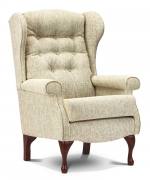 Sherborne Brompton Low seat chair shown in Carolina Wheat fabric 