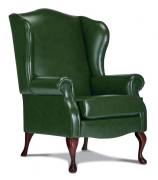 Pictured in Antique Green with Queen Anne style Dark legs