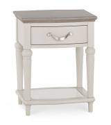 Bentley Designs Montreux Grey Washed Oak & Soft Grey Lamp Table