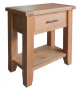 Small Oak Console Table