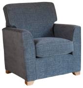 Alstons Reuben standard chair in fabric 4822, light feet