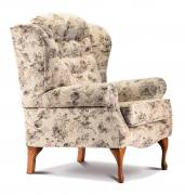 Lynton Standard Fireside chair shown in fabric Ellesmere Stone 