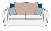  Alstons Memphis 3 Seater Pillow Back Sofa Bed