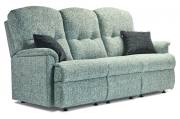 Sofa pictured in Ashby Flint with glide feet, scatter cushions sold seperately