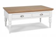 Bentley Designs Two Tone Coffee Table With Turned Legs