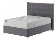 Pictured on Platform Top base in Slate Grey fabric with no storage and matching Bloomsbury headboard (sold separately)