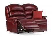 Manual action pictured in Antique Red with Dark Beech knuckles, shown with optional extra scatter cushion