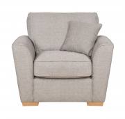 Pictured in Barley Silver with matching scatter cushions with Light feet