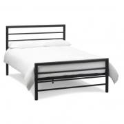 Bentley Designs Urban Small Double (122cm)  Metal Bedstead - Matt Black