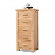 Seville 5 Drawer Tall Chest of Drawers