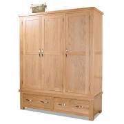 Seville Triple Wardrobe with Drawers