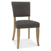 Bentley Designs Indus Rustic Oak Upholstered Chair