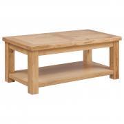 Seville Large Coffee Table with Shelf 