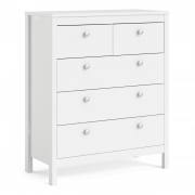 Madrid Chest 3+2 Drawers in White