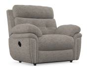 Baxter Manual recliner chair shown in Iona Caramel 