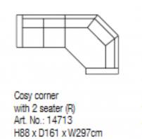 Harlow Cosy corner 2 seater sofa group - RHF 