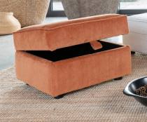 Alstons Aalto Storage stool shown in fabric 3644 