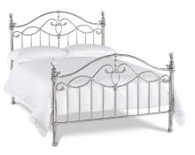 Bentley Designs Elena Shiny Nickel Bedstead