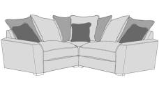 Buoyant Atlantis Pillow Back Small Corner Sofa - LH1, COR, RH1