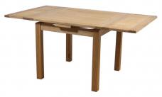 Hampton Oak draw leaf table shown extended 