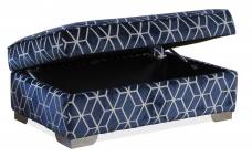 Alstons Cosy ottoman shown in a discontinued fabric