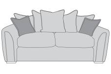 Buoyant Utopia 3 Seater Pillow Back Back Sofa