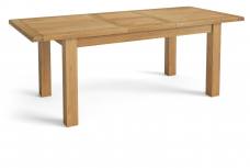 Cordell Bedford oak Large dining table shown extended 