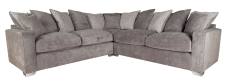 Corner group shown in Kingston Grey fabric with Gracie Smoke & Larry Thunder scatter cushions 