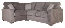 Corner group shown in fabric Kingston Grey - scatters included 