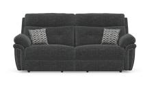 Baxter 3 seater power sofa with power head tilt & lumbar support 