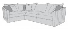 Buoyant Blaise Corner Sofa - LH1 + COR + RH2