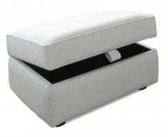 Alstons Lancaster storage stool (supplied on glide feet)