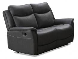Manual Reclining sofa shown in Slate 