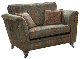 Alstons Darwin snuggler in fabric 5000, small scatter cushions in 5493