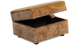Alstons Cleveland storage stool in fabric 2743 (supplied on glides)