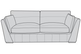 Buoyant Phoenix Leather 3 Seater Sofa