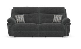 Baxter 3 seater power sofa with power head tilt & lumbar support 