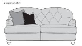 Buoyant Dumpling 2 Seater sofa complete with scatter cushions 