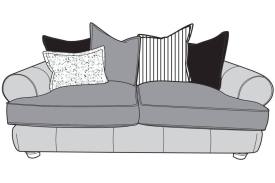 Buoyant Horatio Mix 2 Seater Pillow Back sofa 
