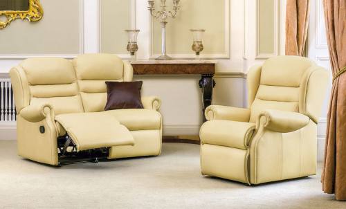 sherborne ashford leather sofas, recliners & suites