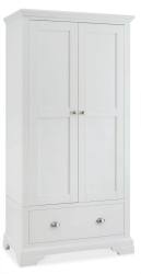 Bentley Hampstead White Double Wardrobe