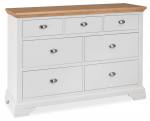 Bentley Designs - Hampstead Two Tone Ivory & Oak 3 + 4  Drawer Chest